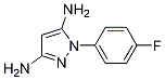 1-(4-fluorophenyl)-1H-pyrazole-3,5-diaMine CAS#: 1248501-80-5