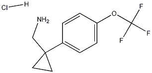(1-(4-(trifluoromethoxy)phenyl)cyclopropyl)methanamine hydrochloride CAS#: 1209685-75-5