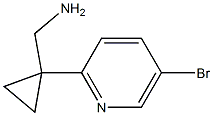 (1-(5-BROMOPYRIDIN-2-YL)CYCLOPROPYL)METHANAMINE CAS#: 1196156-83-8