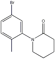 1-(5-Bromo-2-methylphenyl)piperidin-2-one CAS#: 1157455-49-6