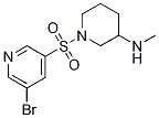 1-(5-broMopyridin-3-ylsulfonyl)-N-Methylpiperidin-3-aMine CAS#: 1282821-62-8
