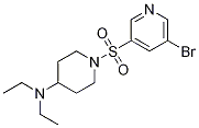 1-(5-broMopyridin-3-ylsulfonyl)-N,N-diethylpiperidin-4-aMine CAS#: 1306711-74-9