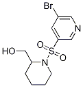 (1-(5-broMopyridin-3-ylsulfonyl)piperidin-2-yl)Methanol CAS#: 1291384-33-2