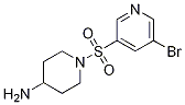 1-(5-broMopyridin-3-ylsulfonyl)piperidin-4-aMine CAS#: 1291384-27-4