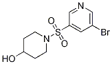 1-(5-broMopyridin-3-ylsulfonyl)piperidin-4-ol CAS#: 1086064-87-0