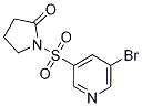 1-(5-broMopyridin-3-ylsulfonyl)pyrrolidin-2-one CAS#: 1247840-97-6