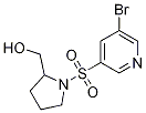 (1-(5-broMopyridin-3-ylsulfonyl)pyrrolidin-2-yl)Methanol CAS#: 1306664-44-7