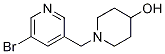 1-((5-bromopyridin-3-yl)methyl)piperidin-4-ol CAS#: 1296224-86-6