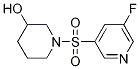 1-(5-fluoropyridin-3-ylsulfonyl)piperidin-3-ol CAS#: 1292401-53-6