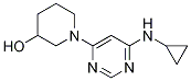 1-(6-CyclopropylaMino-pyriMidin-4-yl)-piperidin-3-ol CAS#: 1353974-07-8