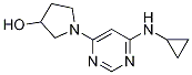 1-(6-CyclopropylaMino-pyriMidin-4-yl)-pyrrolidin-3-ol CAS#: 1353974-11-4