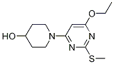 1-(6-Ethoxy-2-Methylsulfanyl-pyriMidin-4-yl)-piperidin-4-ol CAS#: 1353977-36-2