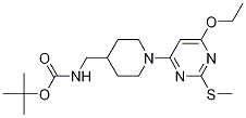 [1-(6-Ethoxy-2-Methylsulfanyl-pyriMidin-4-yl)-piperidin-4-ylMethyl]-carbaMic acid tert-butyl ester CAS#: 1353958-12-9
