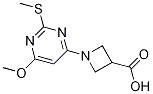 1-(6-Methoxy-2-Methylsulfanyl-pyriMidin-4-yl)-azetidine-3-carboxylic acid CAS#: 1353977-93-1