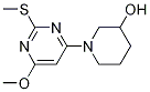 1-(6-Methoxy-2-Methylsulfanyl-pyriMidin-4-yl)-piperidin-3-ol CAS#: 1353958-15-2