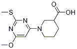 1-(6-Methoxy-2-Methylsulfanyl-pyriMidin-4-yl)-piperidine-3-carboxylic acid CAS#: 1353978-49-0
