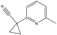 1-(6-Methylpyridin-2-yl)cyclopropanecarbonitrile CAS#: 1378888-09-5