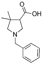 1-BENZYL-4,4-DIMETHYL-PYRROLIDINE-3-CARBOXYLIC ACID CAS#: 1373223-11-0