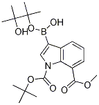 1-BOC-7-methoxycarbonylindole-3-boronic acid, pinacol ester CAS#: 1256360-02-7