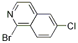 1-BROMO-6-CHLORO-ISOQUINOLINE CAS#: 1196146-81-2