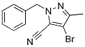 1-Benzyl-4-broMo-3-Methyl-1H-pyrazole-5-carbonitrile CAS#: 1352925-64-4