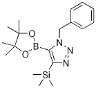 1-Benzyl-5-(4,4,5,5-tetramethyl-1,3,2-dioxaborolan-2-yl)-4-(trimethylsilyl)-1H-1,2,3-triazole CAS#: 1130489-19-8