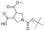 1-Boc-4-(Methoxycarbonyl)pyrrolidine-3-carboxylic acid, 96% CAS#: 1210863-93-6