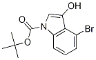 1-Boc-4-broMo-3-hydroxy-1H-indole CAS#: 1318104-12-9