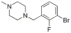 1-BroMo-2-fluoro-3-(4-MethylpiperazinoMethyl)benzene CAS#: 1355247-02-7