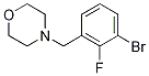 1-BroMo-2-fluoro-3-(MorpholinoMethyl)benzene CAS#: 1355247-75-4