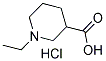 1-ETHYL-PIPERIDINE-3-CARBOXYLIC ACID HYDROCHLORIDE CAS#: 1185293-15-5