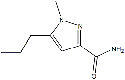 1-Methyl-5-propyl-1H-pyrazole-3-carboxylic acid amide CAS#: 1185292-78-7