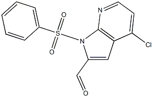 1-(Phenylsulphonyl)-4-chloro-7-azaindole-2-carbaldehyde CAS#: 1227270-81-6