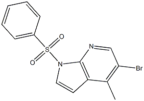 1-(Phenylsulphonyl)-5-broMo-4-Methyl-7-azaindole CAS#: 1227270-76-9