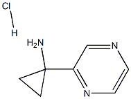1-(Pyrazin-2-yl)cyclopropanamine hydrochloride CAS#: 1255099-26-3