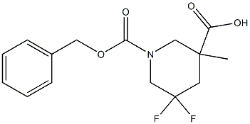 1-benzyl 3-Methyl 5,5-difluoropiperidine-1,3-dicarboxylate CAS#: 1356338-60-7