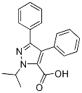 1-isopropyl-3,4-diphenyl-1H-pyrazol-5-carboxylic acid CAS#: 1338247-22-5