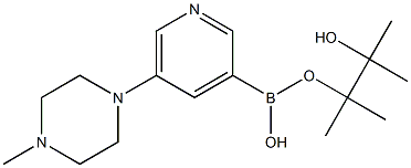 1-methyl-4-(5-(4,4,5,5-tetramethyl-1,3,2-dioxaborolan-2-yl)pyridin-3-yl)piperazine CAS#: 1171892-37-7