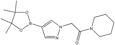 1-(piperidin-1-yl)-2-(4-(4,4,5,5-tetramethyl-1,3,2-dioxaborolan-2-yl)-1H-pyrazol-1-yl)ethanone CAS#: 1203671-47-9
