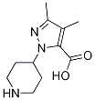 1-(piperidin-4-yl)-3,4-diMethyl-1H-pyrazol-5-carboxylic acid CAS#: 1338247-40-7