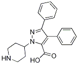 1-(piperidin-4-yl)-3,4-diphenyl-1H-pyrazol-5-carboxylic acid CAS#: 1338247-77-0