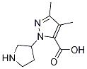1-(pyrrolidin-3-yl)-3,4-diMethyl-1H-pyrazol-5-carboxylic acid CAS#: 1338247-79-2