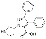 1-(pyrrolidin-3-yl)-3,4-diphenyl-1H-pyrazol-5-carboxylic acid CAS#: 1338247-43-0