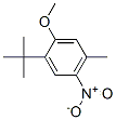 1-tert-Butyl-2-methoxy-4-methyl-5-nitrobenzene CAS#: 71850-79-8
