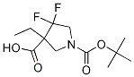 1-tert-Butyl 3-ethyl 4,4-difluoropyrrolidine-1,3-dicarboxylate CAS#: 1260887-81-7