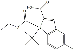 1-tert-butyl 2-ethyl 5-methyl-1H-indole-1,2-dicarboxylate CAS#: 1233086-44-6