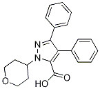 1-(tetrahydro-2H-pyran-4-yl)-3,4-diphenyl-1H-pyrazol-5-carboxylic acid CAS#: 1338247-59-8