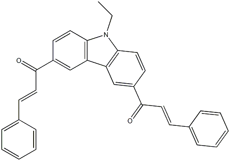 1,1'-(9-Ethyl-9H-carbazole-3,6-diyl)bis(3-phenylprop-2-en-1-one) CAS#: 1104847-85-9
