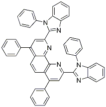 1,10-Phenanthroline, 4,7-diphenyl-2,9-bis(1-phenyl-1H-benziMidazol-2-yl)- CAS#: 1315609-59-6