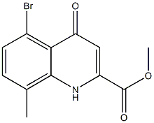 Methyl5-bromo-8-methyl–4-hydroxyquinoline-2-carboxylate CAS#: 1133116-21-8